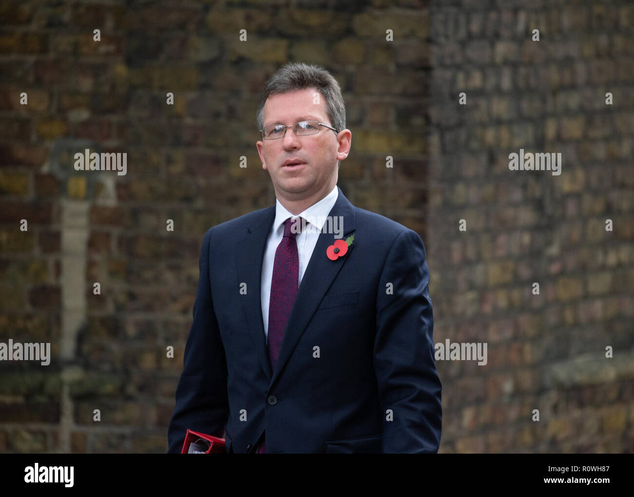 Jeremy Wright, Secretary of State for Digital, Culture, Media and Sport, arrives for a Cabinet meeting. Stock Photo