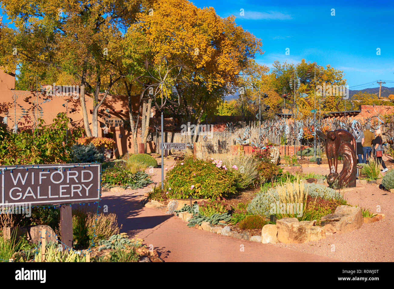Wilford Modern Wind art Gallery on Canyon Road, the arts district of