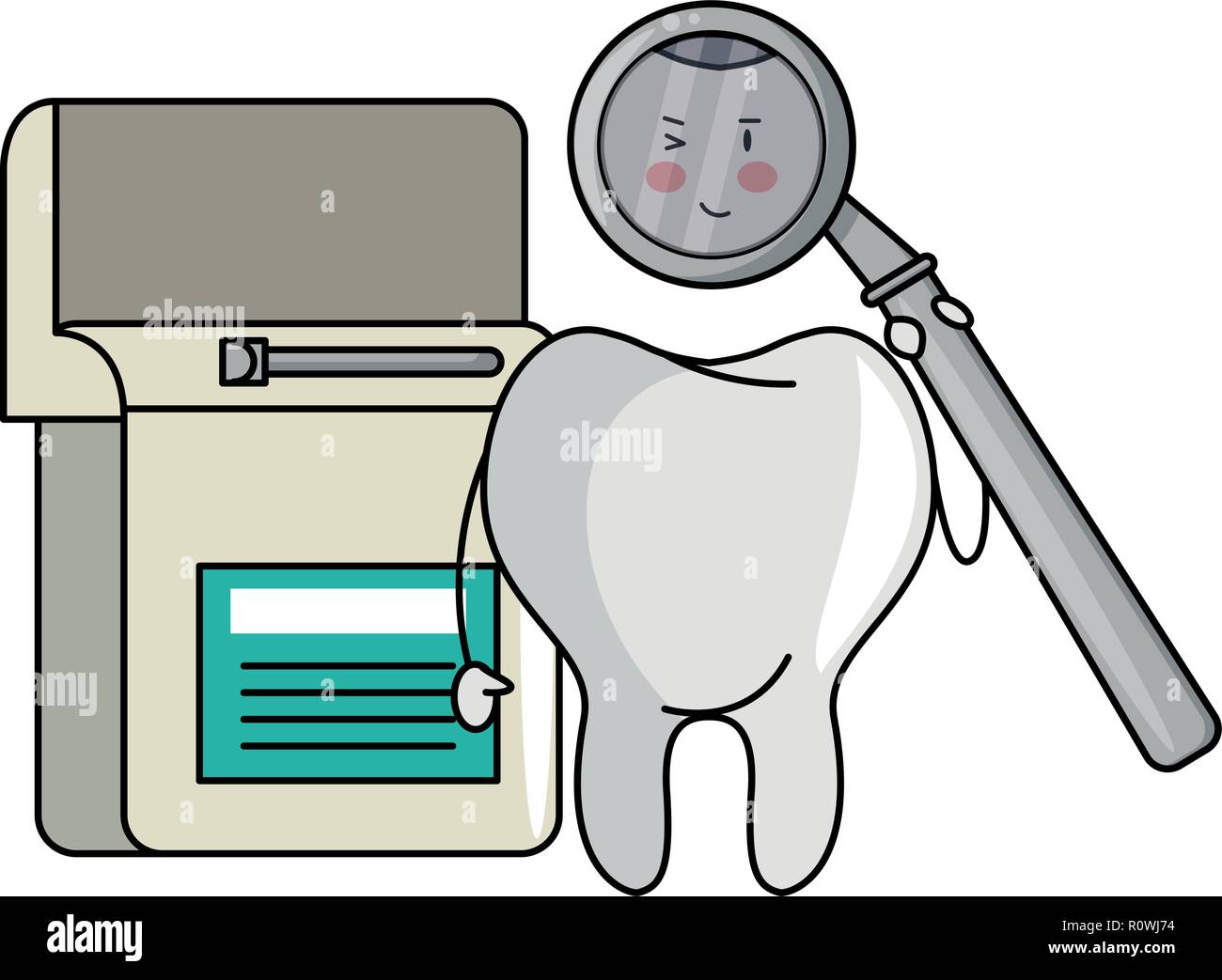 Dental care tooth cartoon Stock Vector Image & Art - Alamy