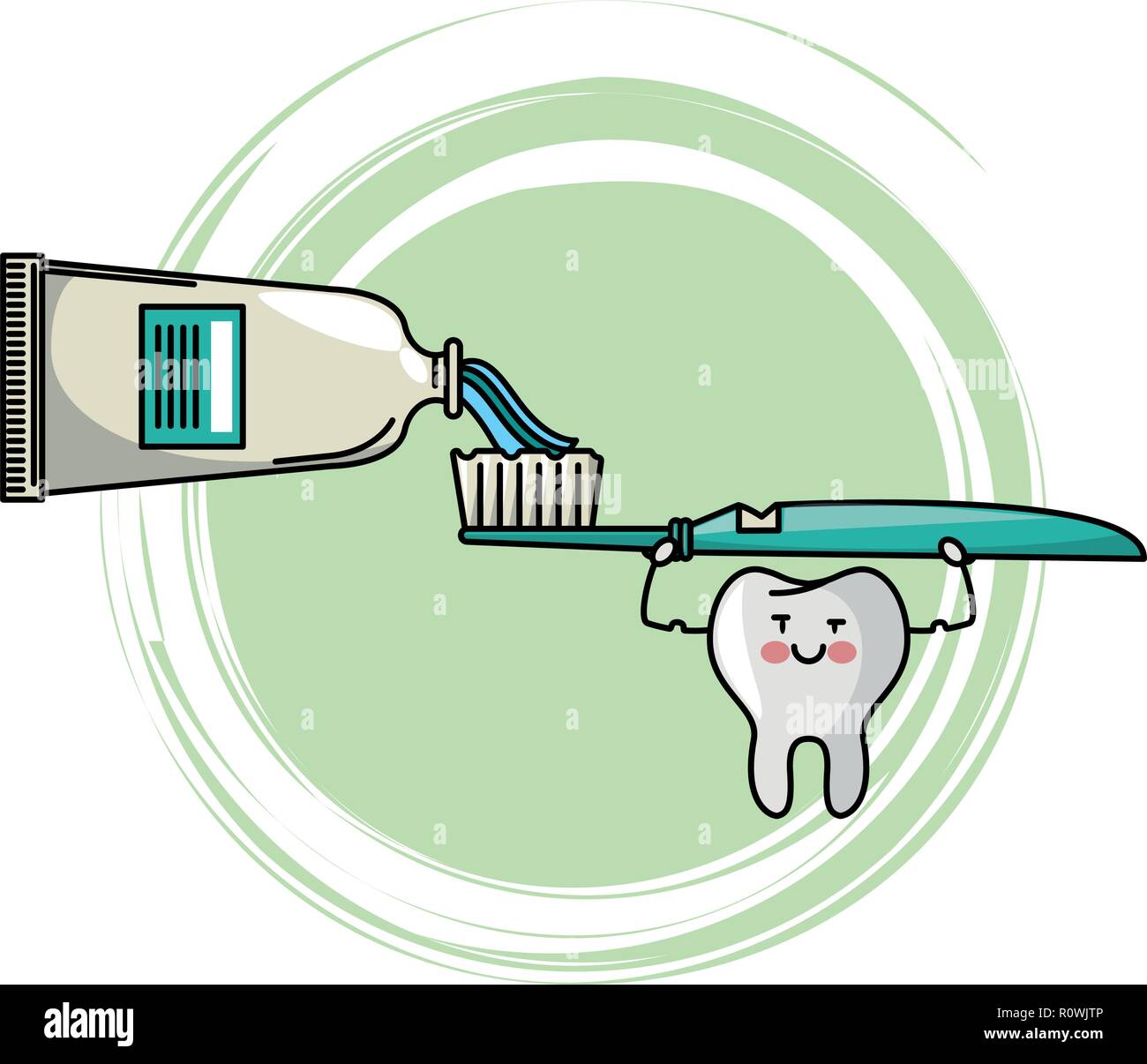 dental care tooth cartoon Stock Vector Image & Art - Alamy