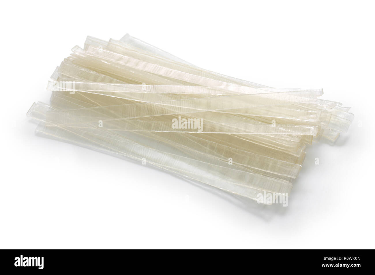 dried fenpi, green bean sheet jelly noodles, chinese food ingredient Stock Photo