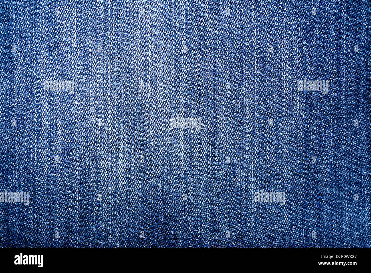 Jeans denim material texture background close-up Stock Photo