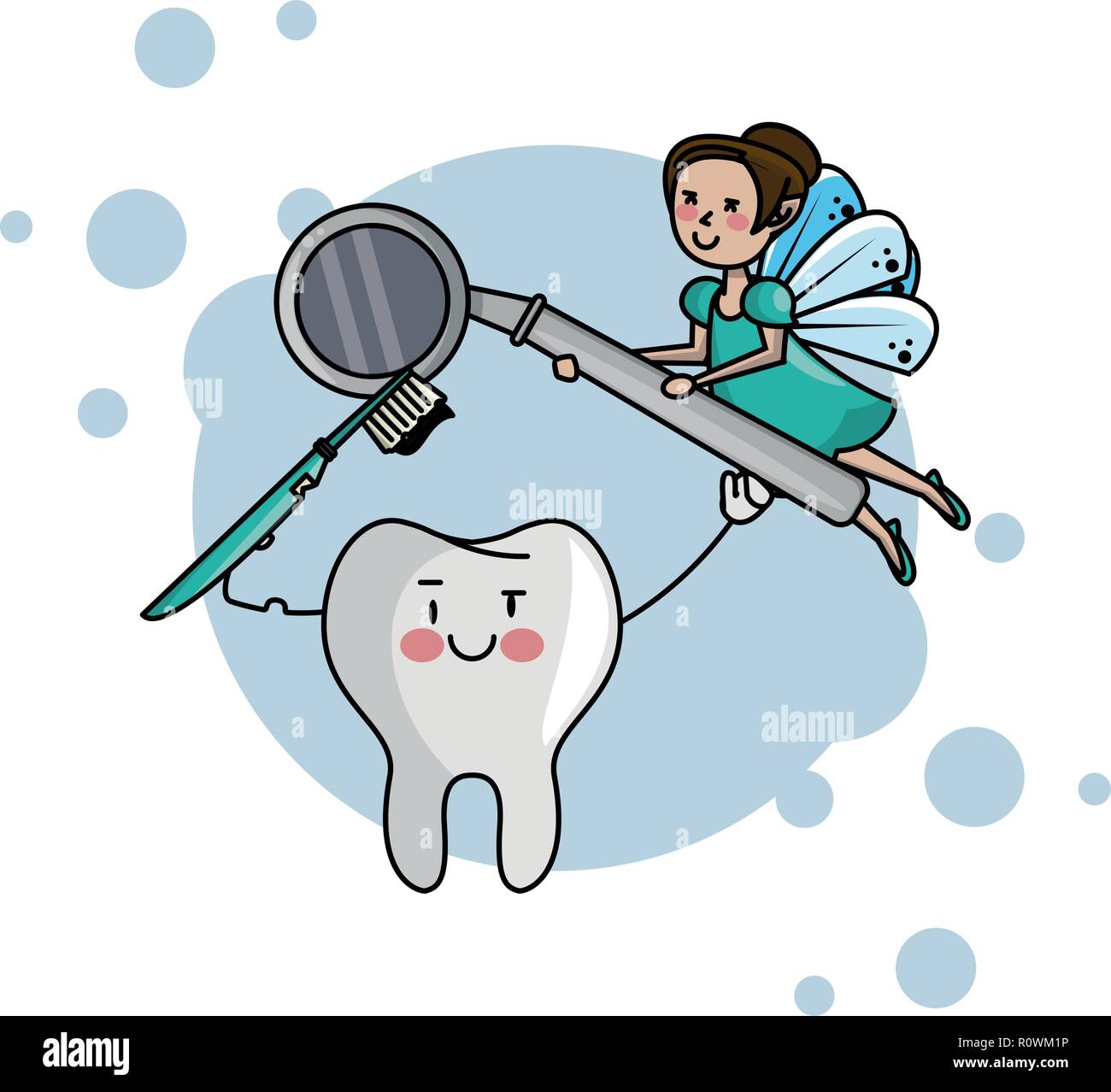 dental care cartoon Stock Vector Image & Art - Alamy