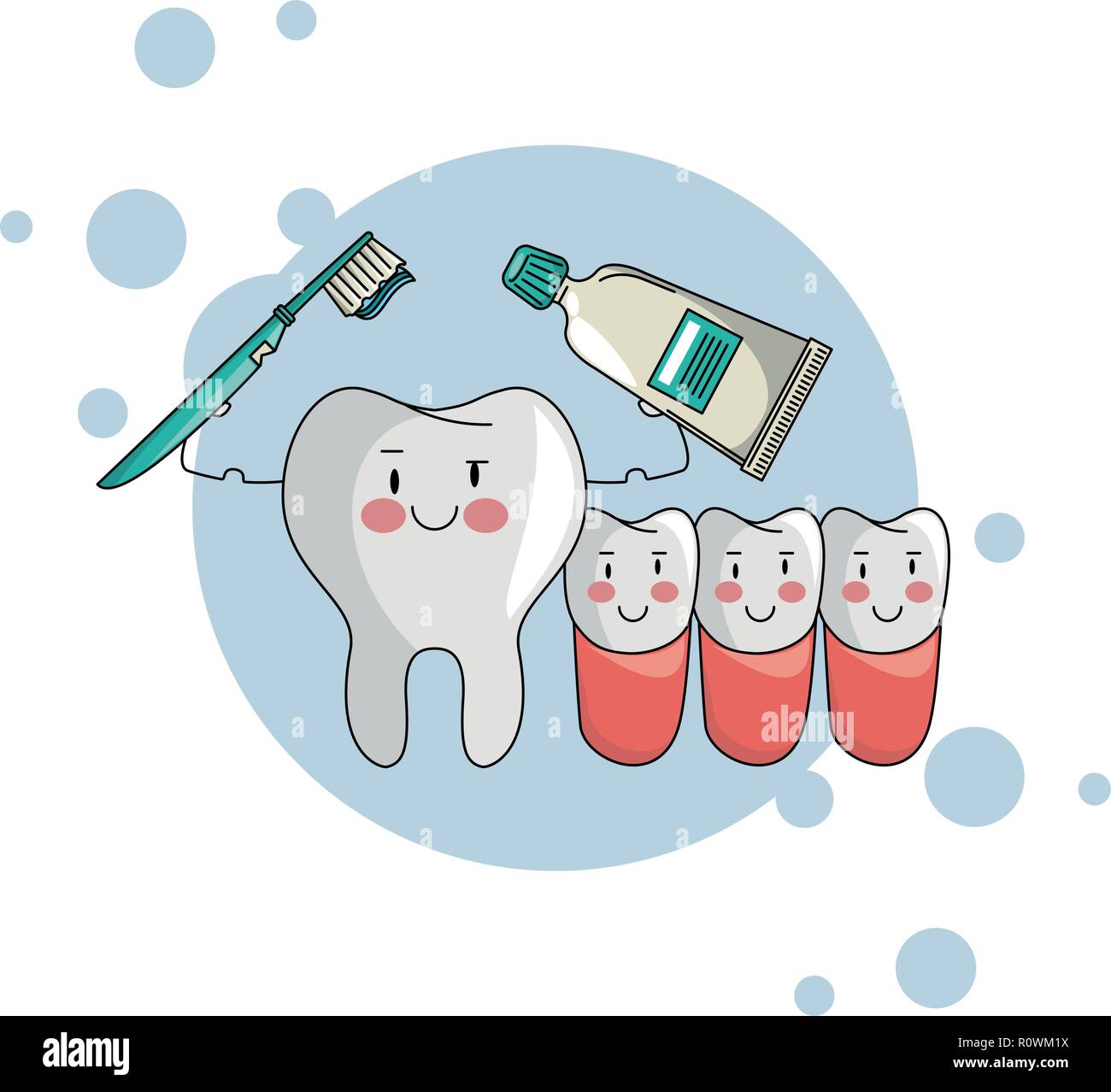 dental care cartoon Stock Vector Image & Art Alamy