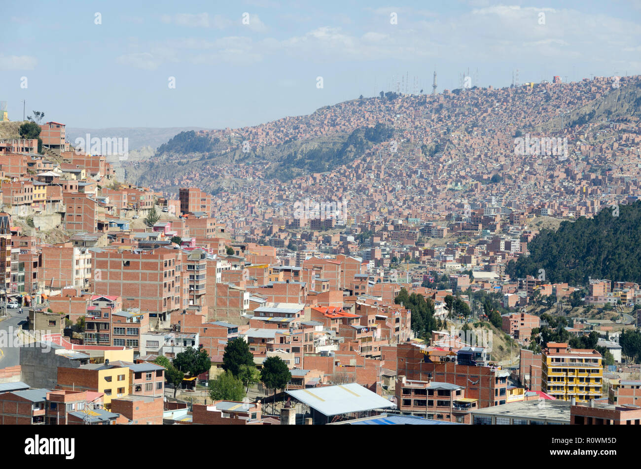 View of downtown la paz hi-res stock photography and images - Alamy