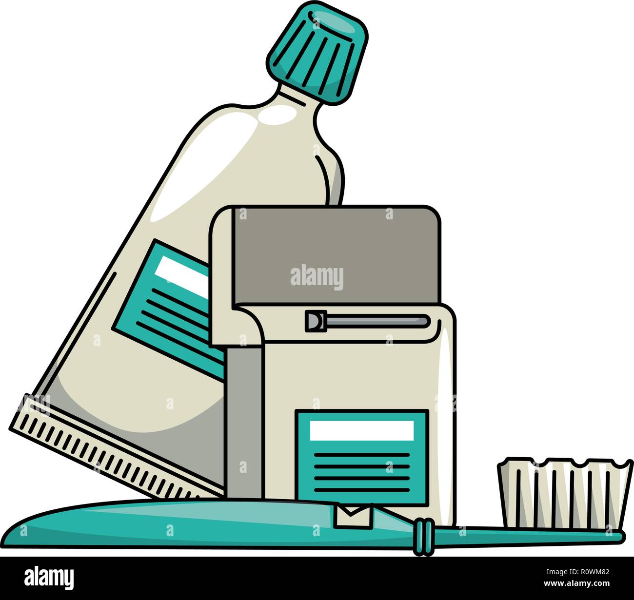 dental hygiene equipment Stock Vector Image & Art Alamy