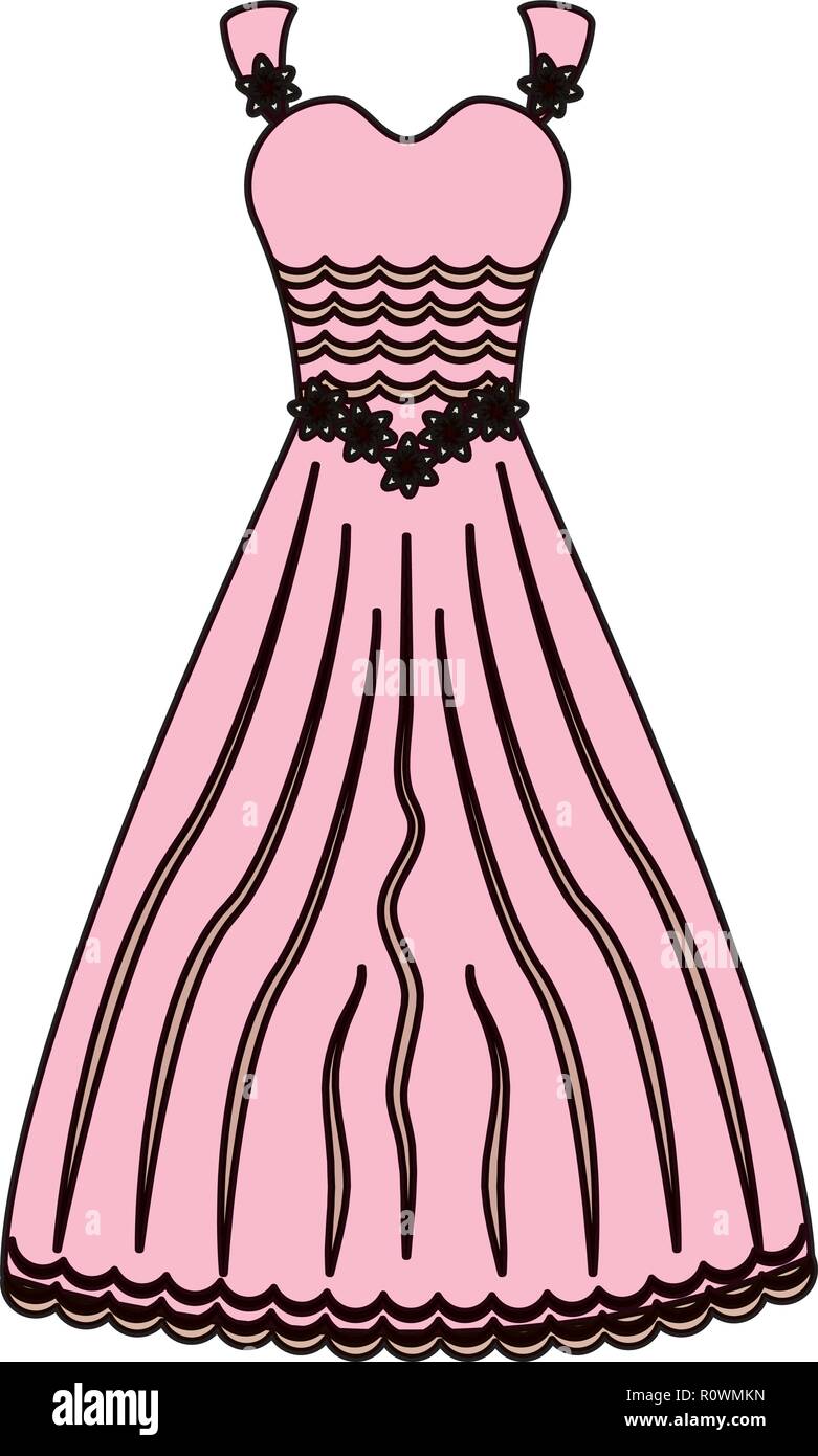 Bride wedding dress Stock Vector Image & Art - Alamy