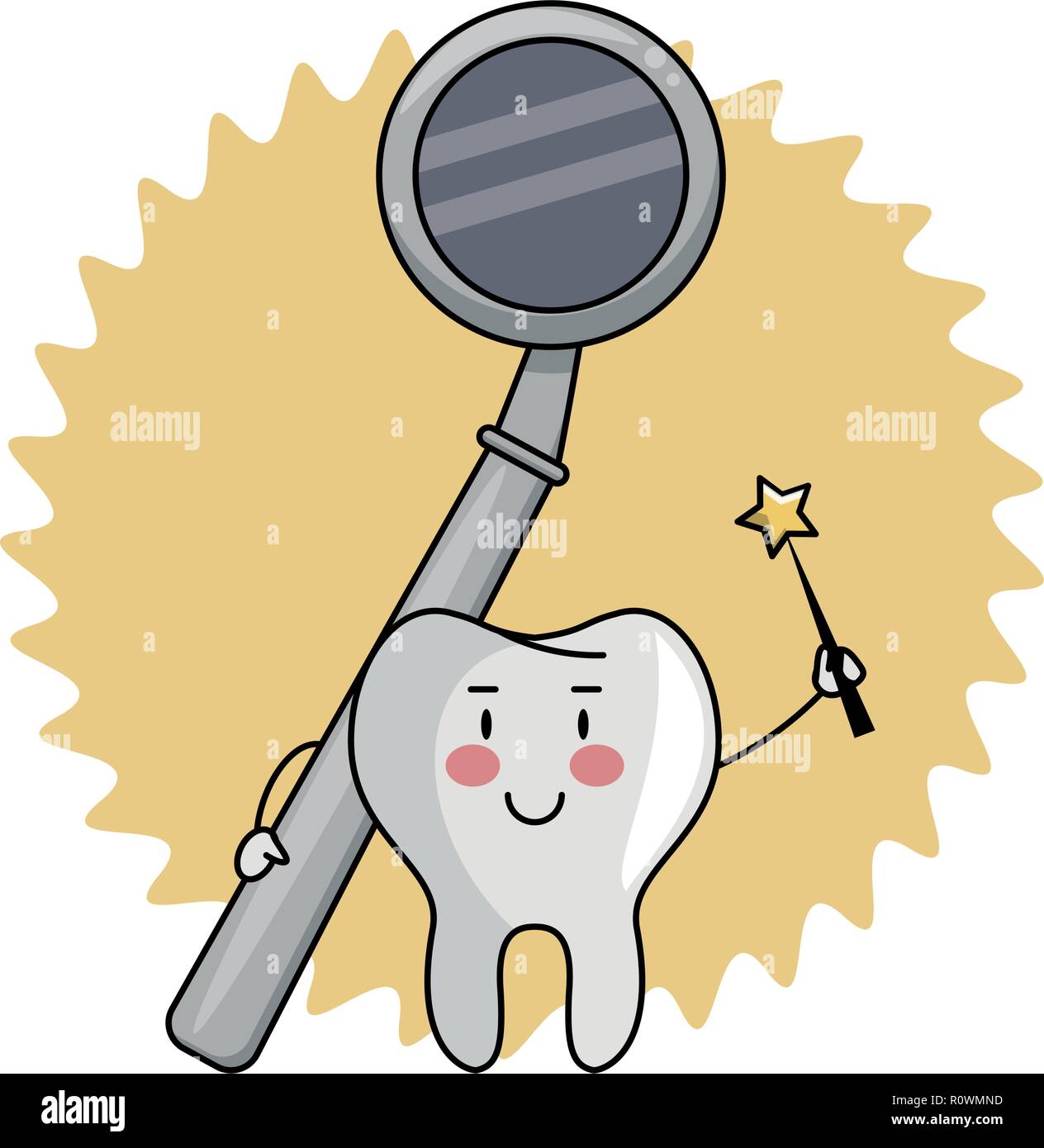cartoon dental care tooth Stock Vector Image & Art - Alamy