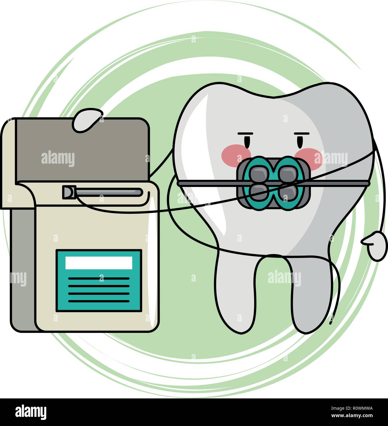 dental care tooth cartoon Stock Vector Image & Art - Alamy