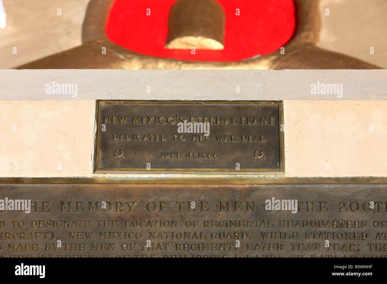 The Vietnam War Memorial on Don Gaspar Ave in the Government district