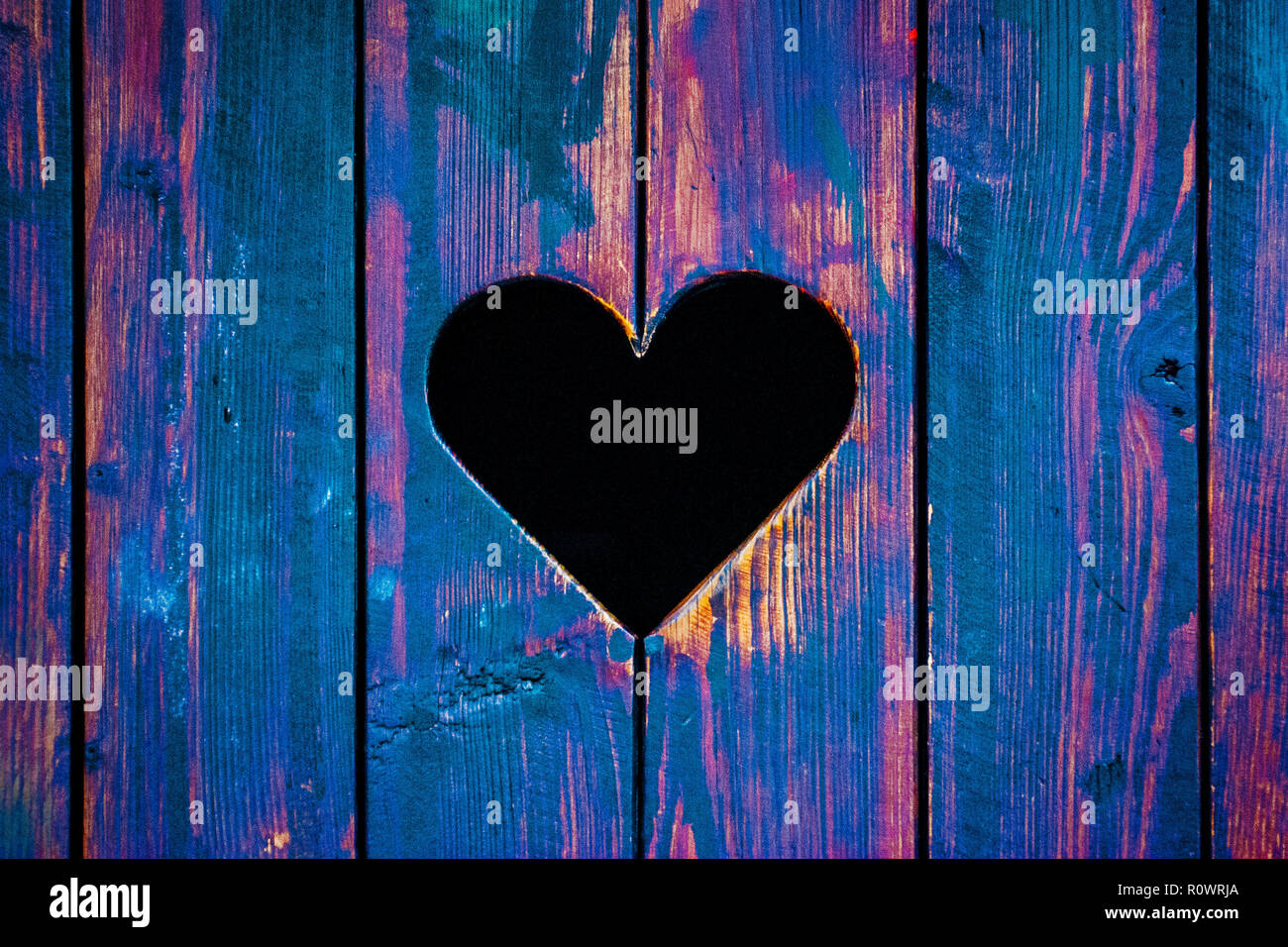 Architecture detail - love Valentines heart wooden frame with copy ...