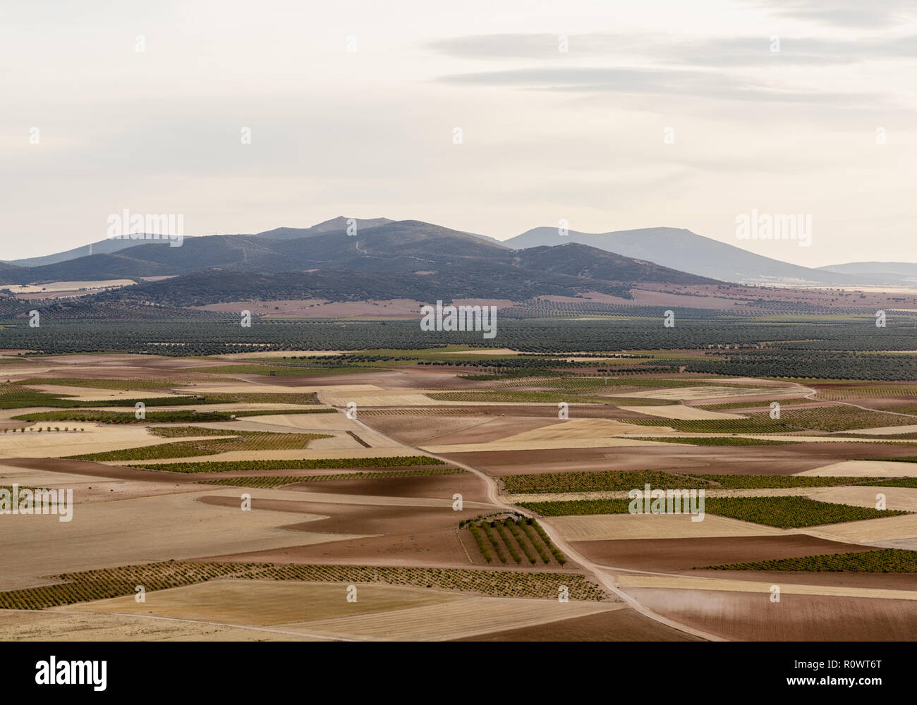 Agrarlandschaft in Spanien Stock Photo