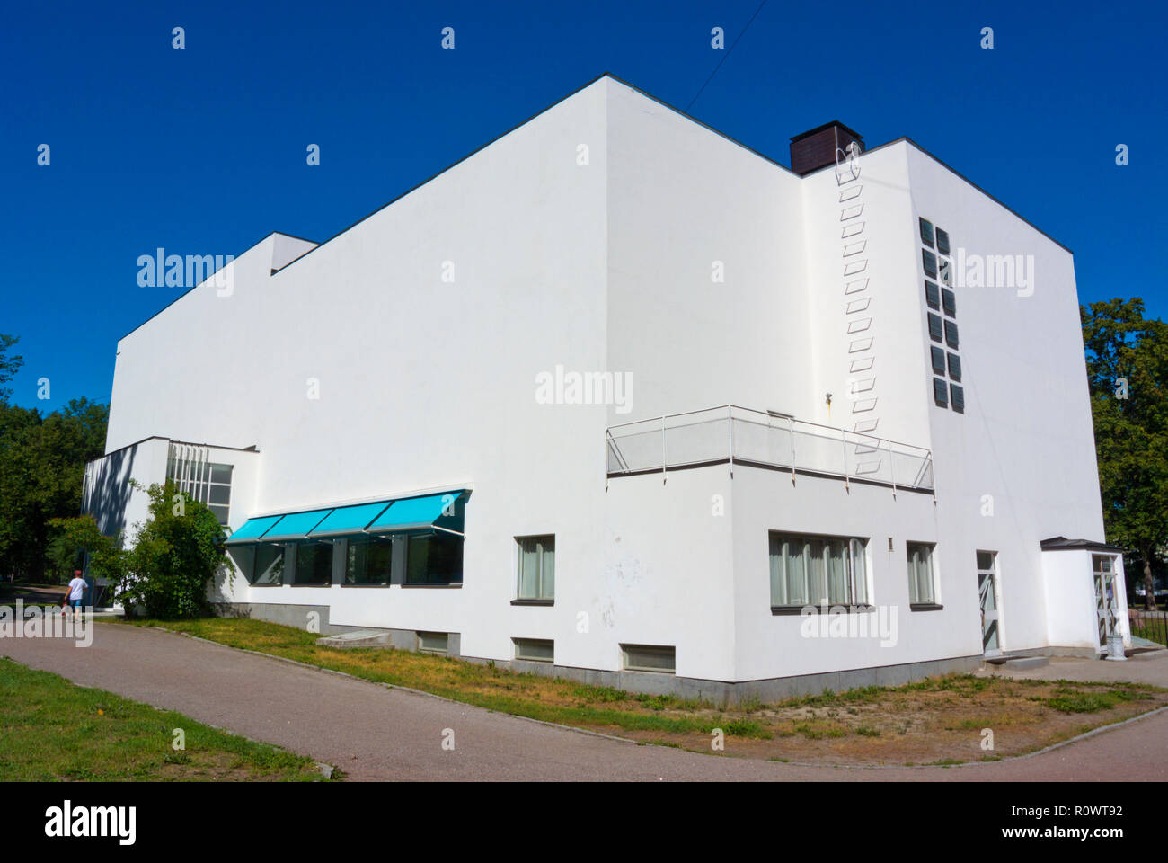 City library, designed by Alvar Aalto, Vyborg, Russia Stock Photo