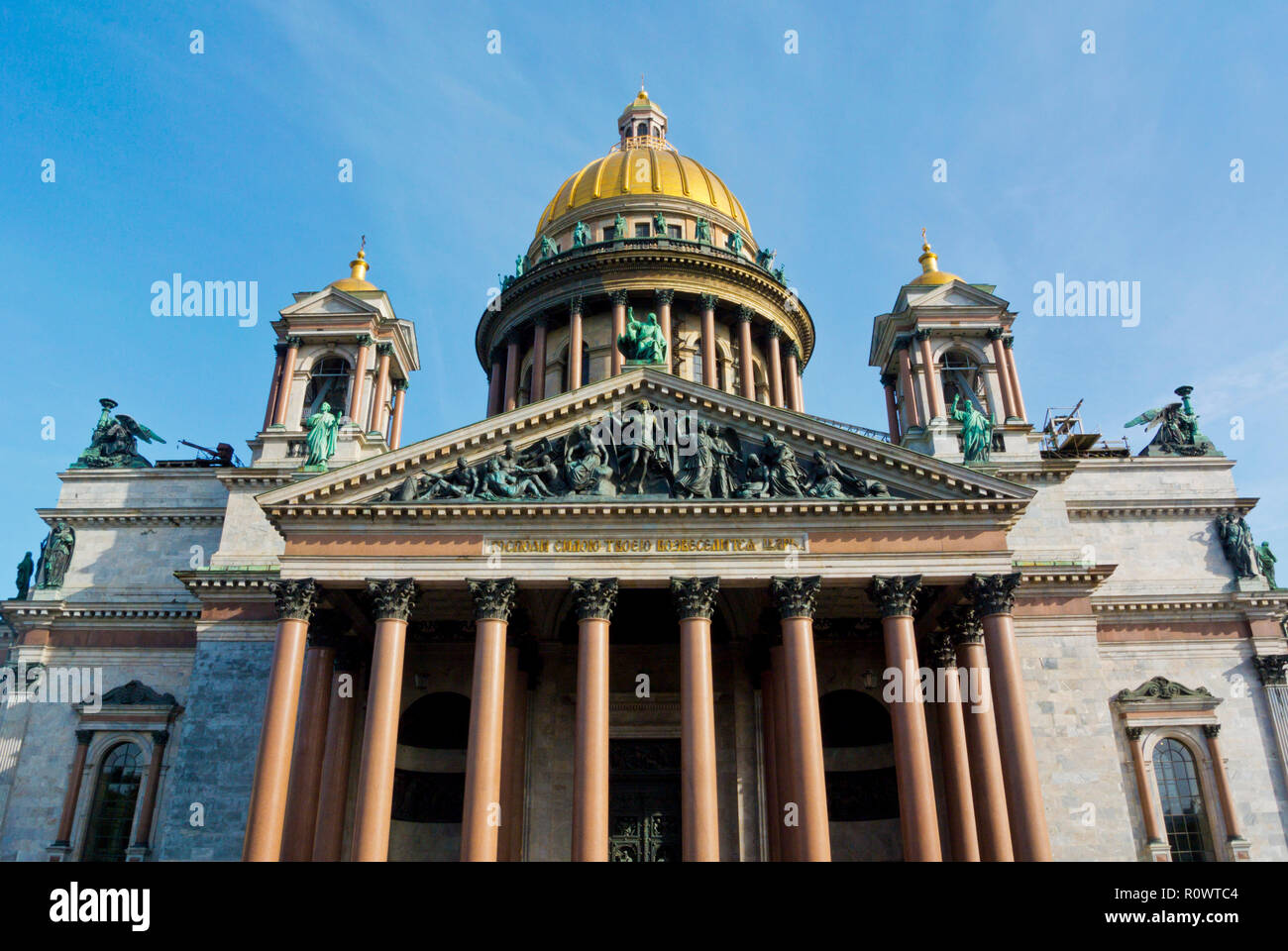 St Isaac's Cathedral, Saint Petersburg, Russia Stock Photo