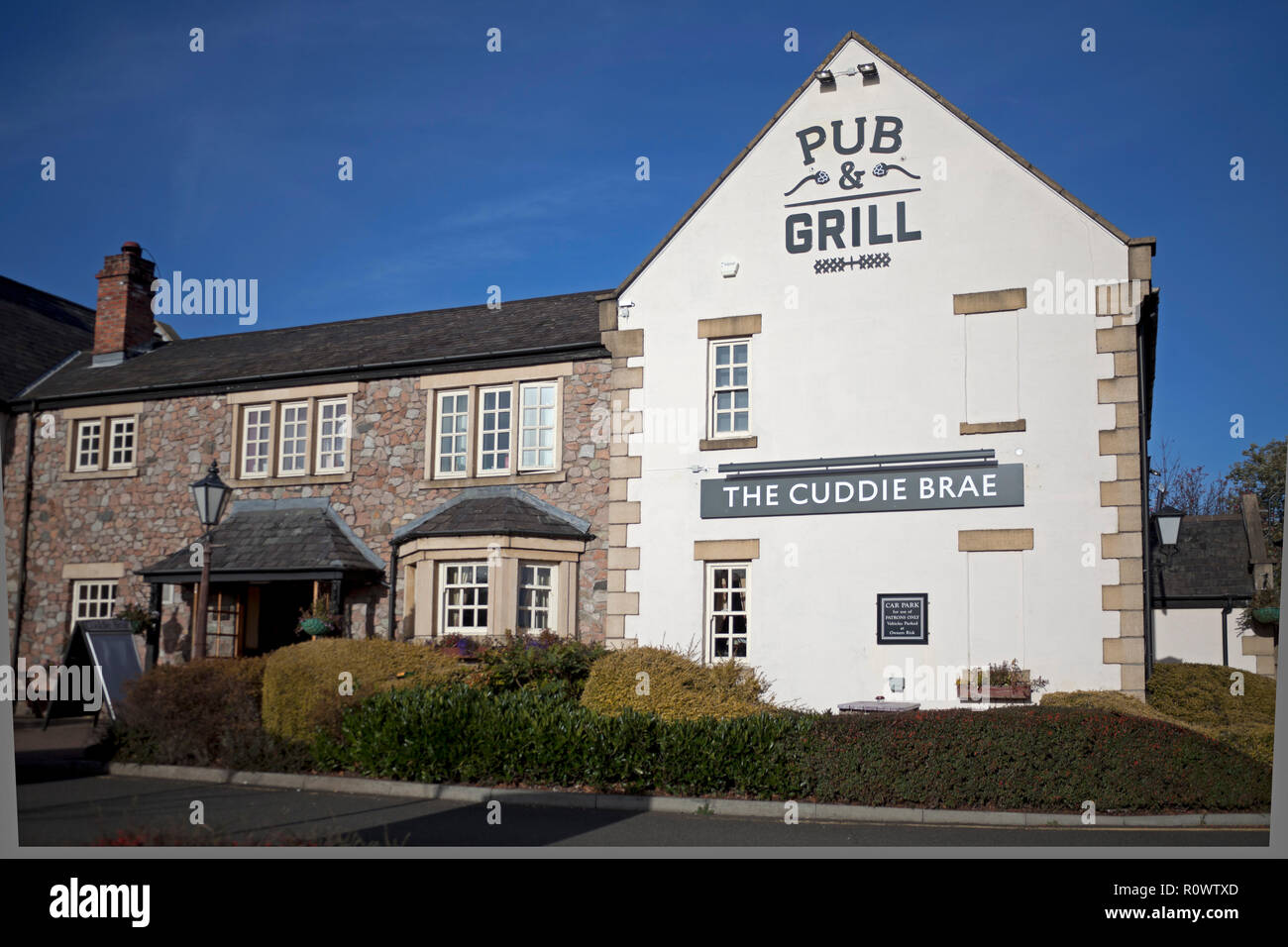 The Cuddie Brae, Restaurant and PUB, Newcraighall, Edinburgh, Scotland UK Stock Photo