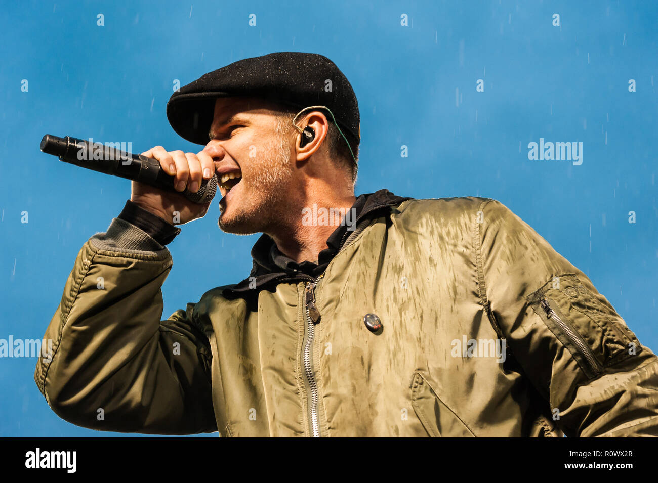 Al Barr, lead singer with the Dropkick Murphys Stock Photo - Alamy