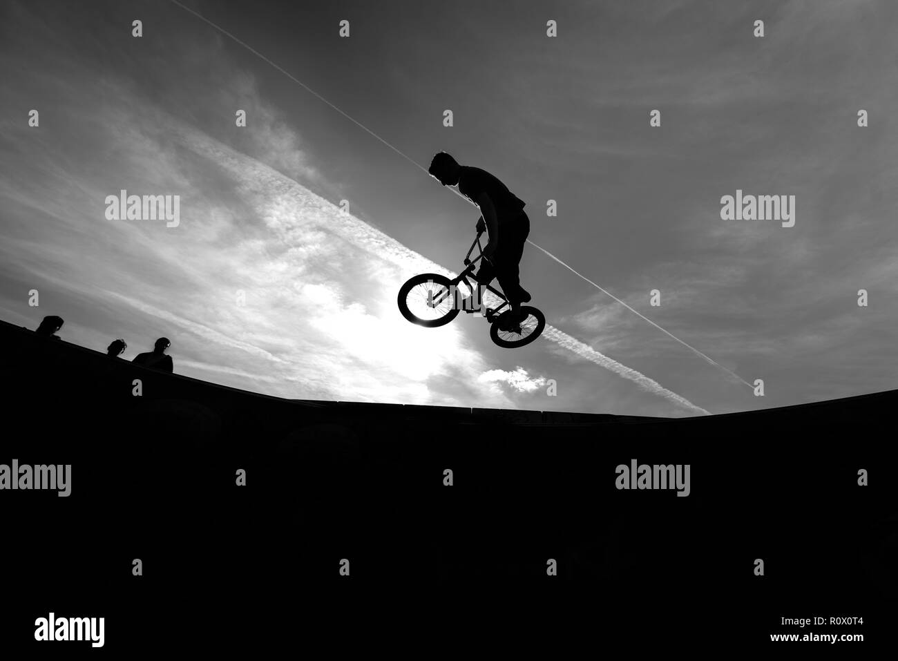 Bmx trick Black and White Stock Photos & Images - Alamy