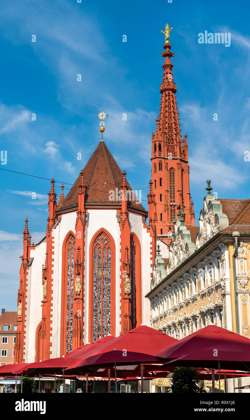 Marienkapelle, a chapel in Wurzburg, Germany Stock Photo