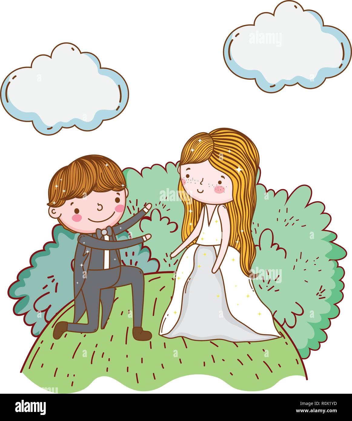 couple marriage cute cartoon Stock Vector Image & Art - Alamy couple marriage cute cartoon Stock Vector Image & Art - Alamy
