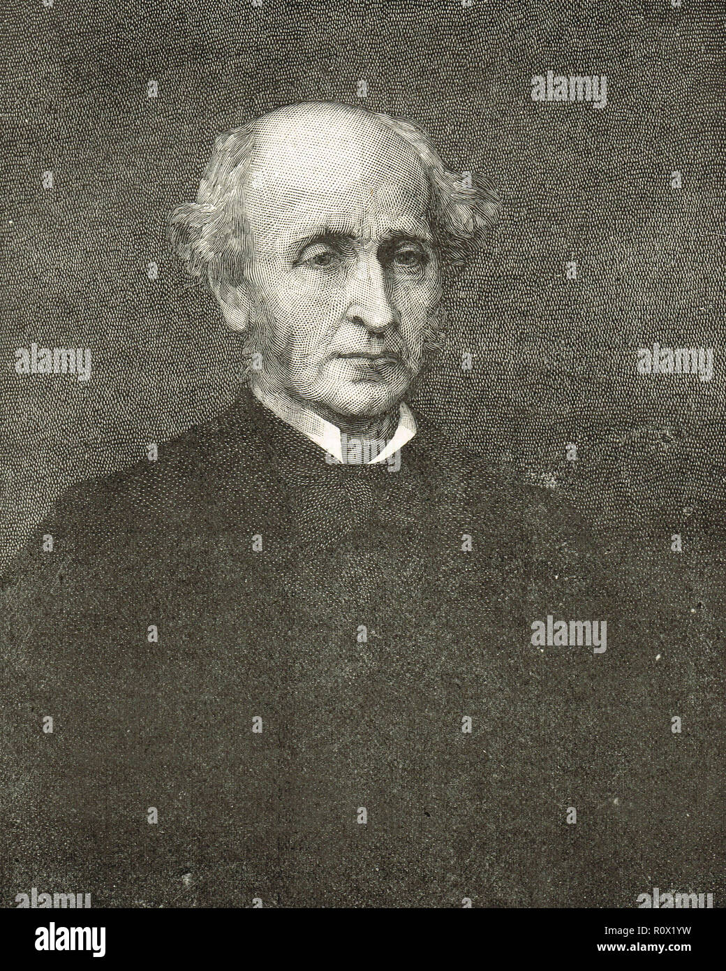 John Stuart Mill, J. S. Mill, British philosopher, MP, political economist and civil servant Stock Photo