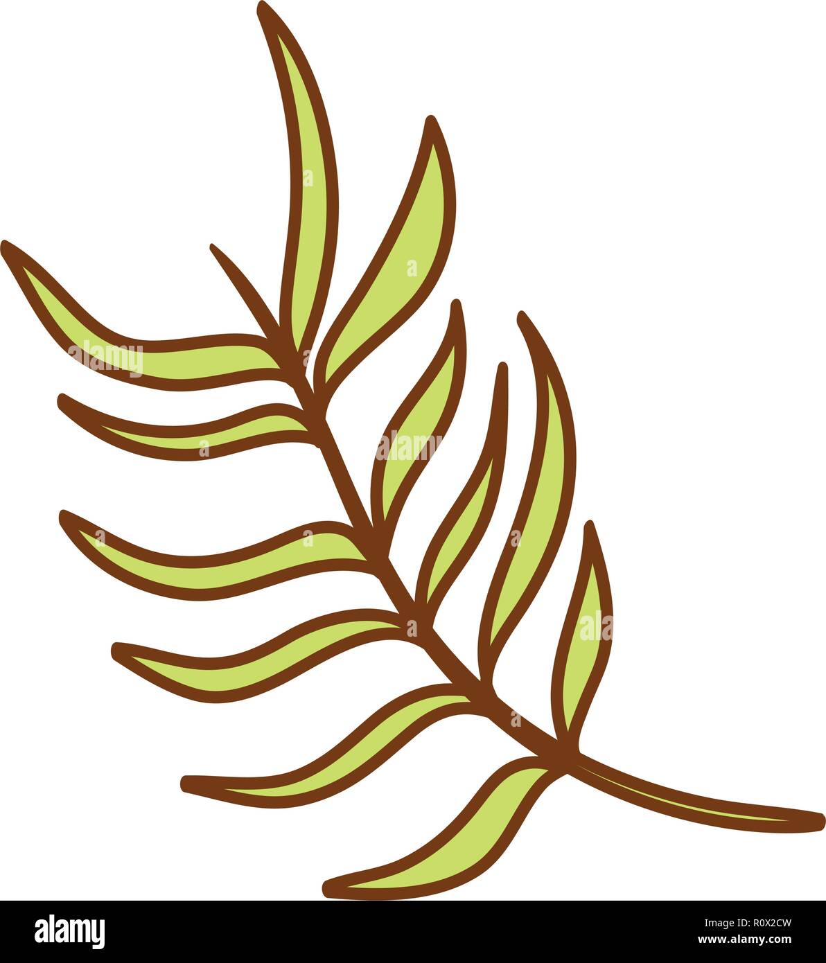 plants cute nature Stock Vector