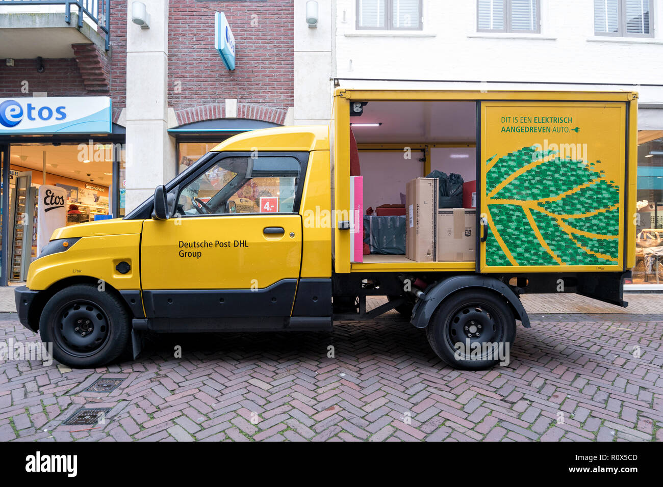 StreetScooter Work of Deutsche Post DHL. StreetScooter GmbH is an electric  vehicle manufacturer and has been owned by Deutsche Post DHL Group Stock  Photo - Alamy