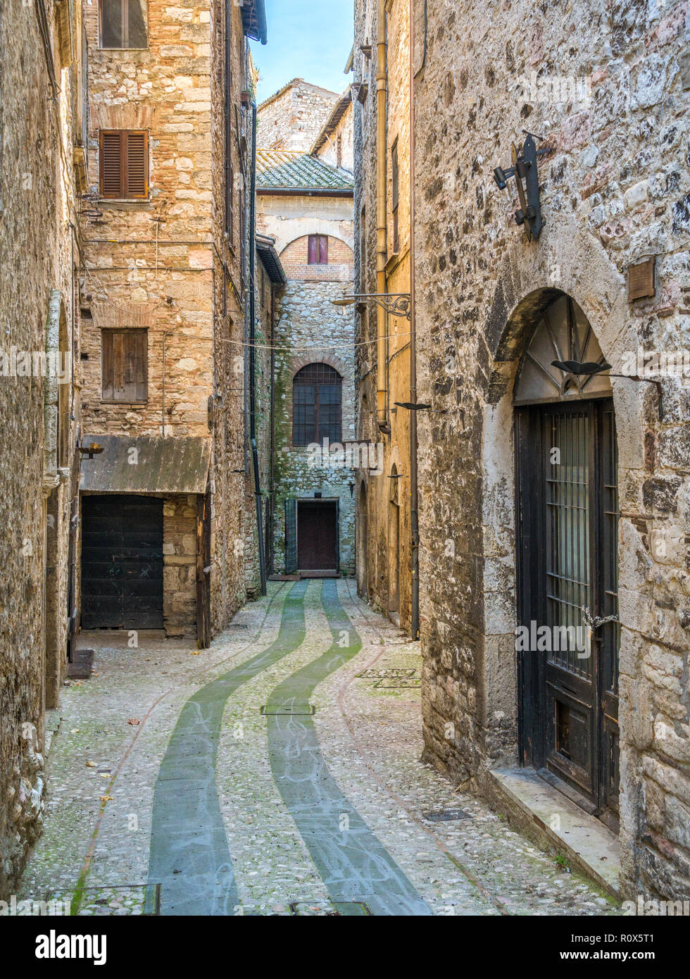 Narni, ancient town in the Province of Terni. Umbria, central Italy. Stock Photo