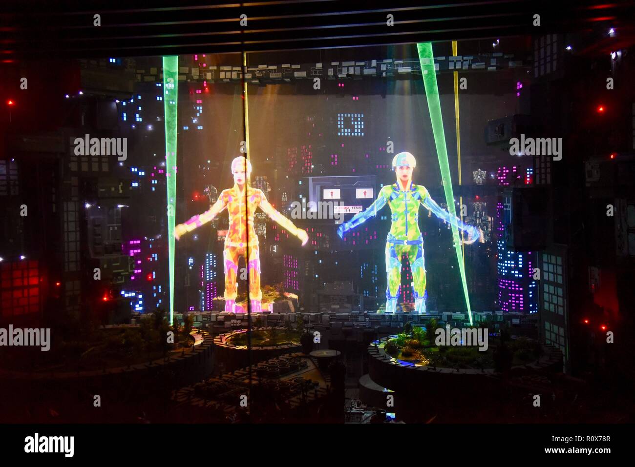 Panasonic booth features futuristic concert with augmented & virtual