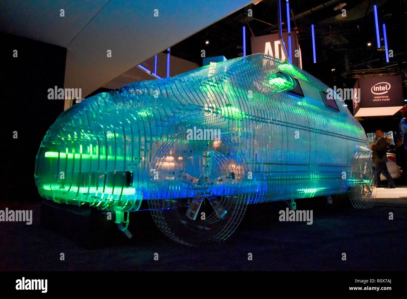 Intel's transparent vehicle showcases Mobileye, AI,CES (Consumer