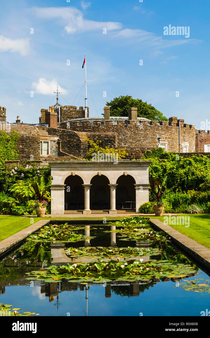 England, Kent, Walmer, Walmer Castle, Queen Mother's Garden Stock Photo