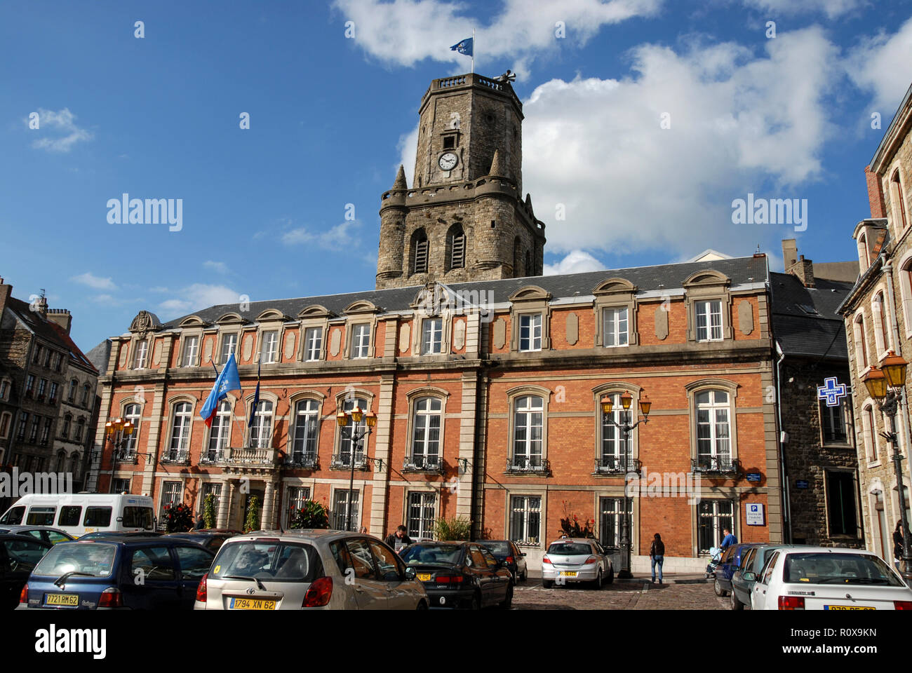Hotel de Ville ( City Hall) in the old town of Boulogne sur mer