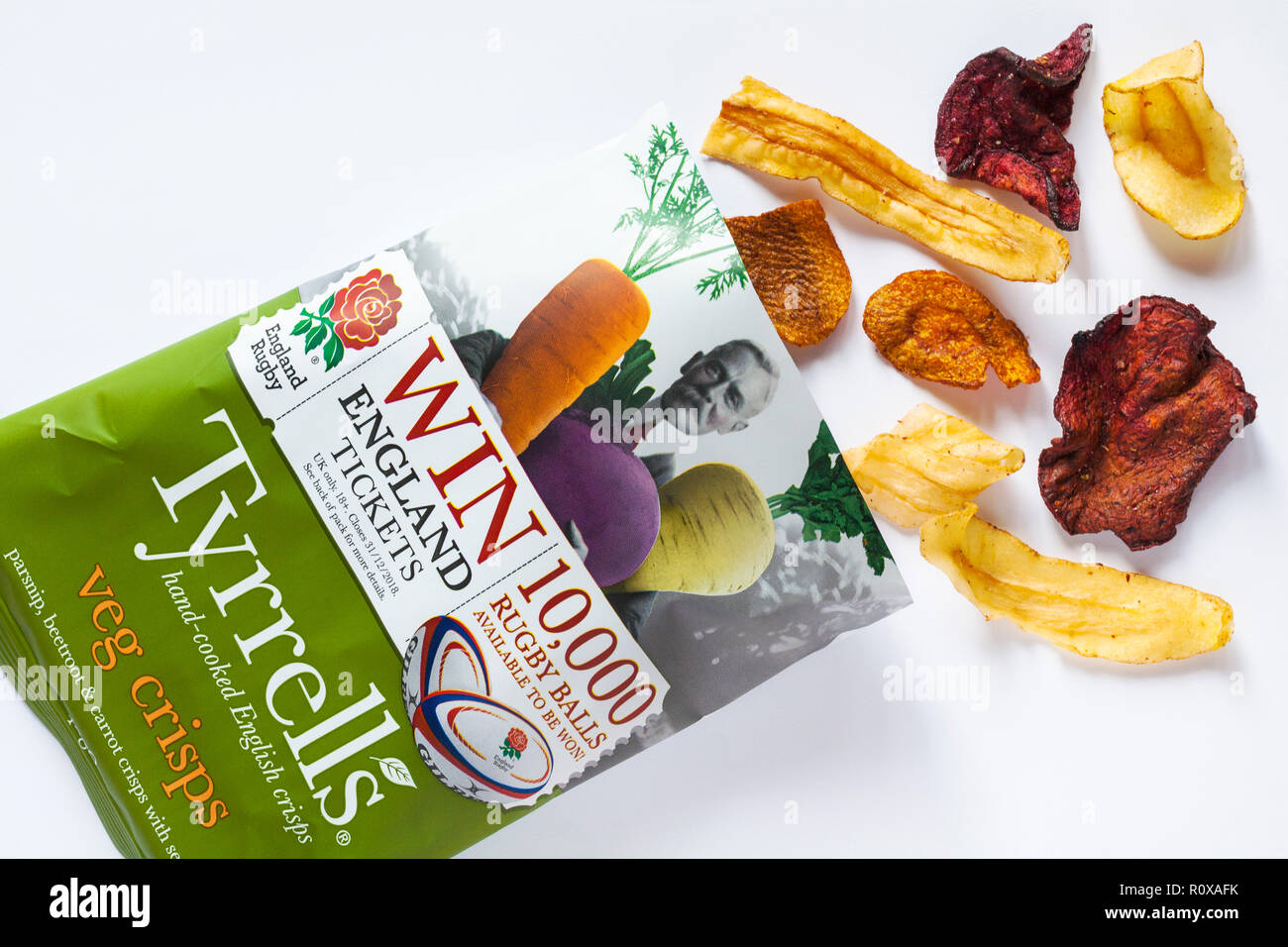 Packet of tyrrells veg crisps hires stock photography and images Alamy