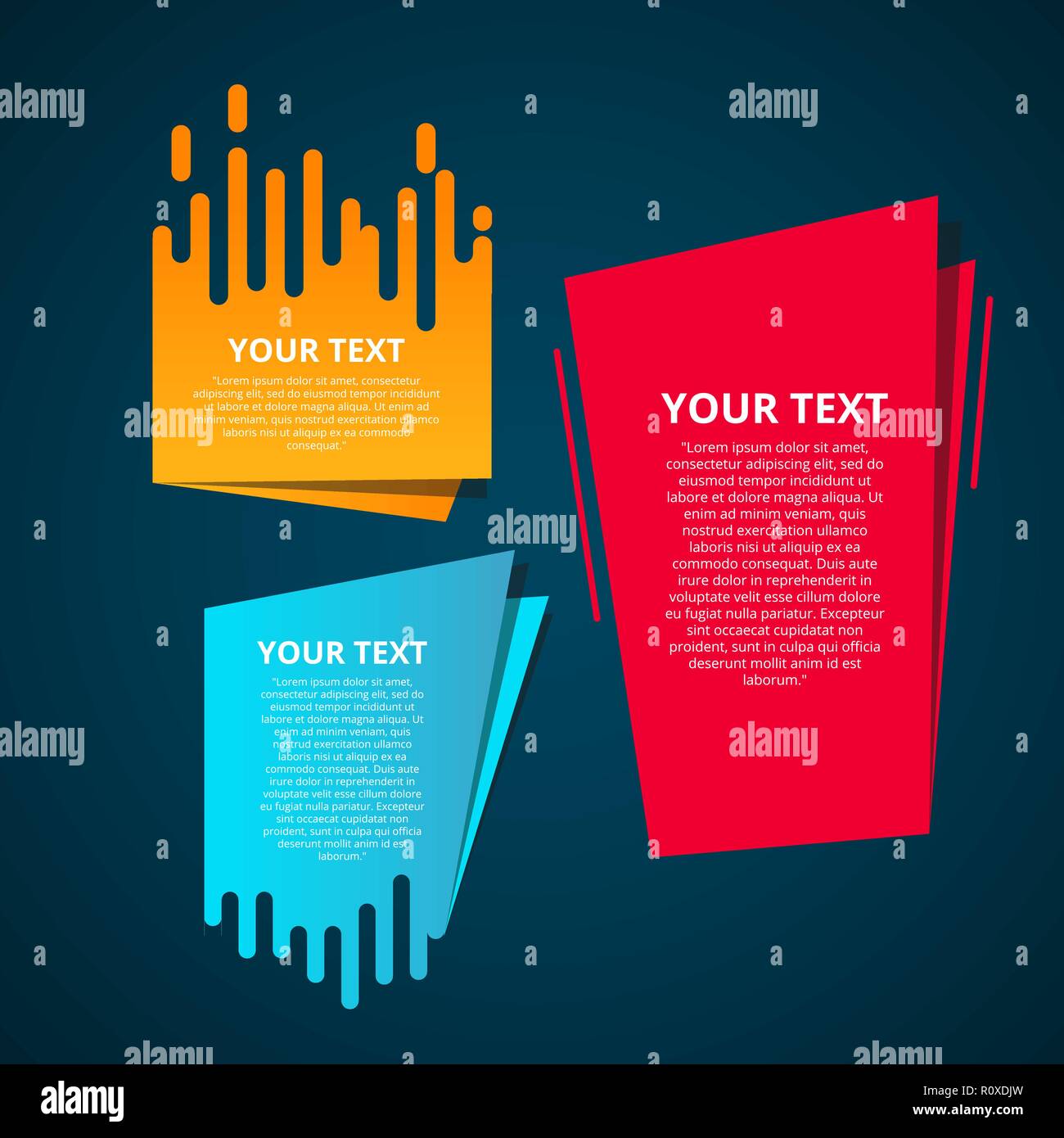 Style text templates speed origami for banner Vector abstract geometric ...