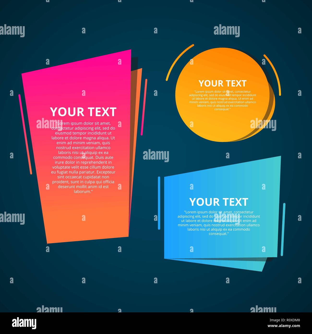 Style text templates speed origami for banner Vector abstract geometric ...