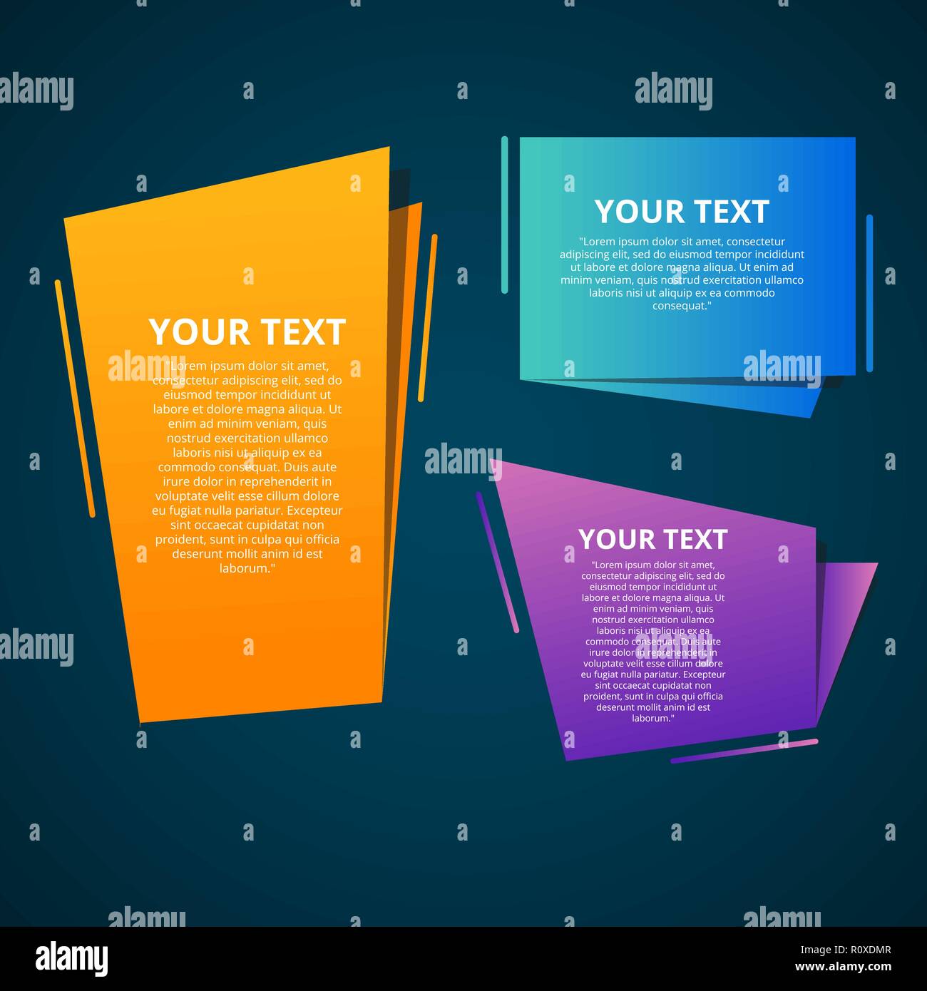 Style text templates speed origami for banner Vector abstract geometric ...