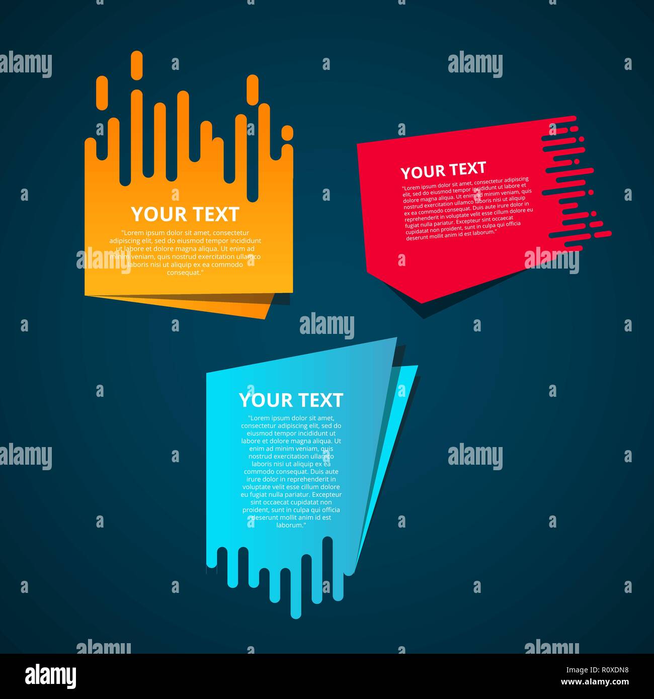 Style text templates speed origami for banner Vector abstract geometric ...