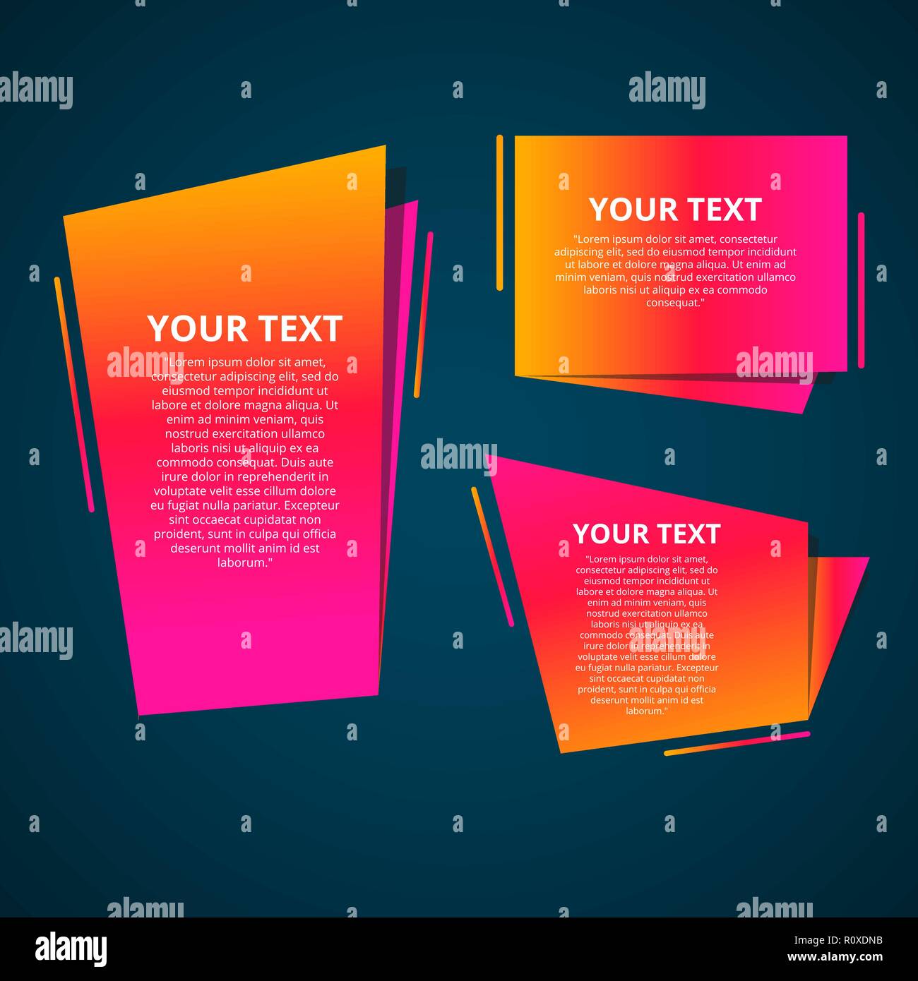 Style text templates speed origami for banner Vector abstract geometric ...