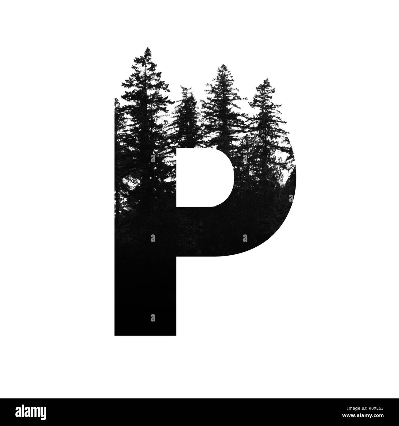 P letter Black and White Stock Photos & Images - Alamy