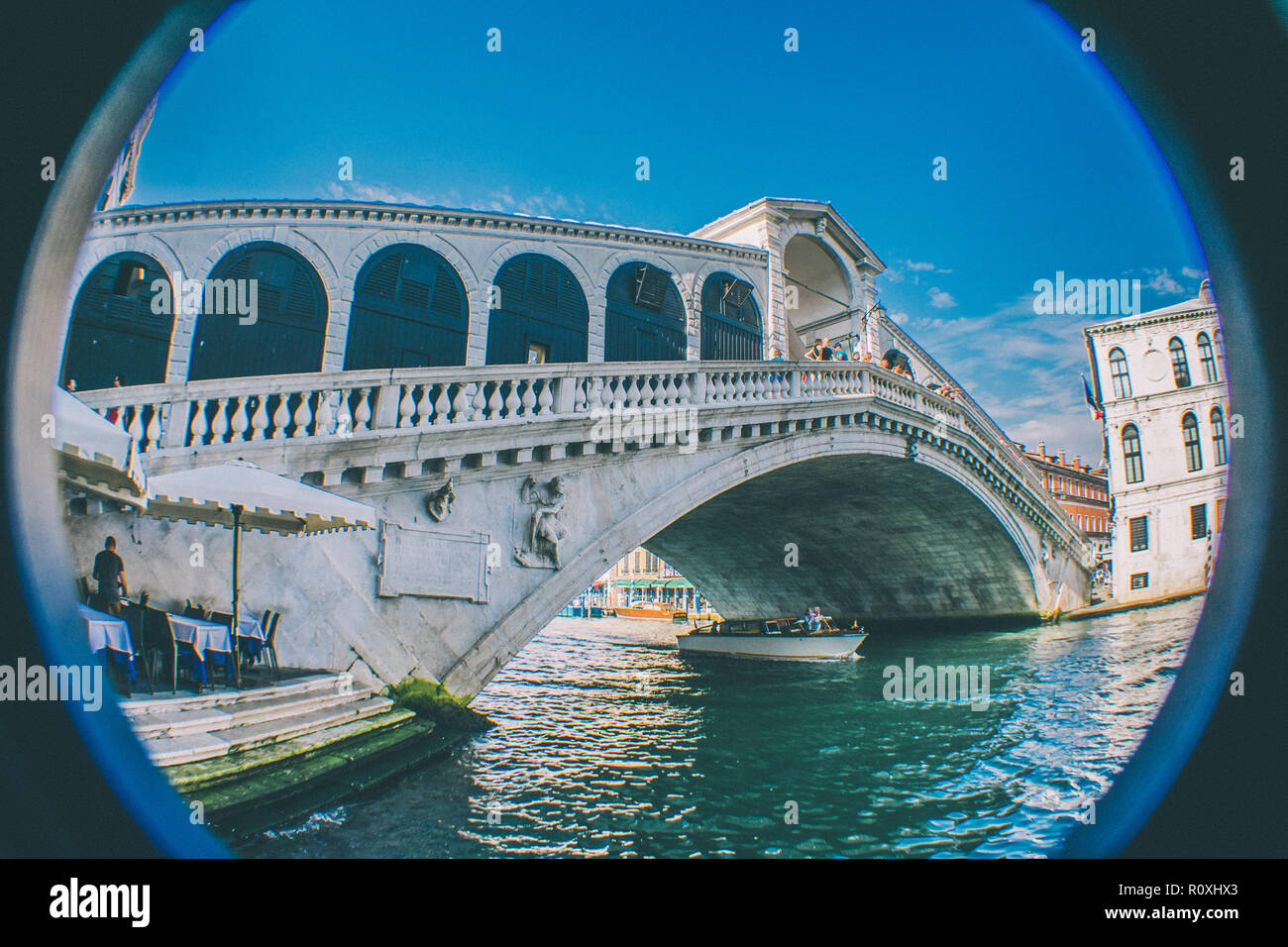 Rialto Bridge in Venice, Italy Stock Photo