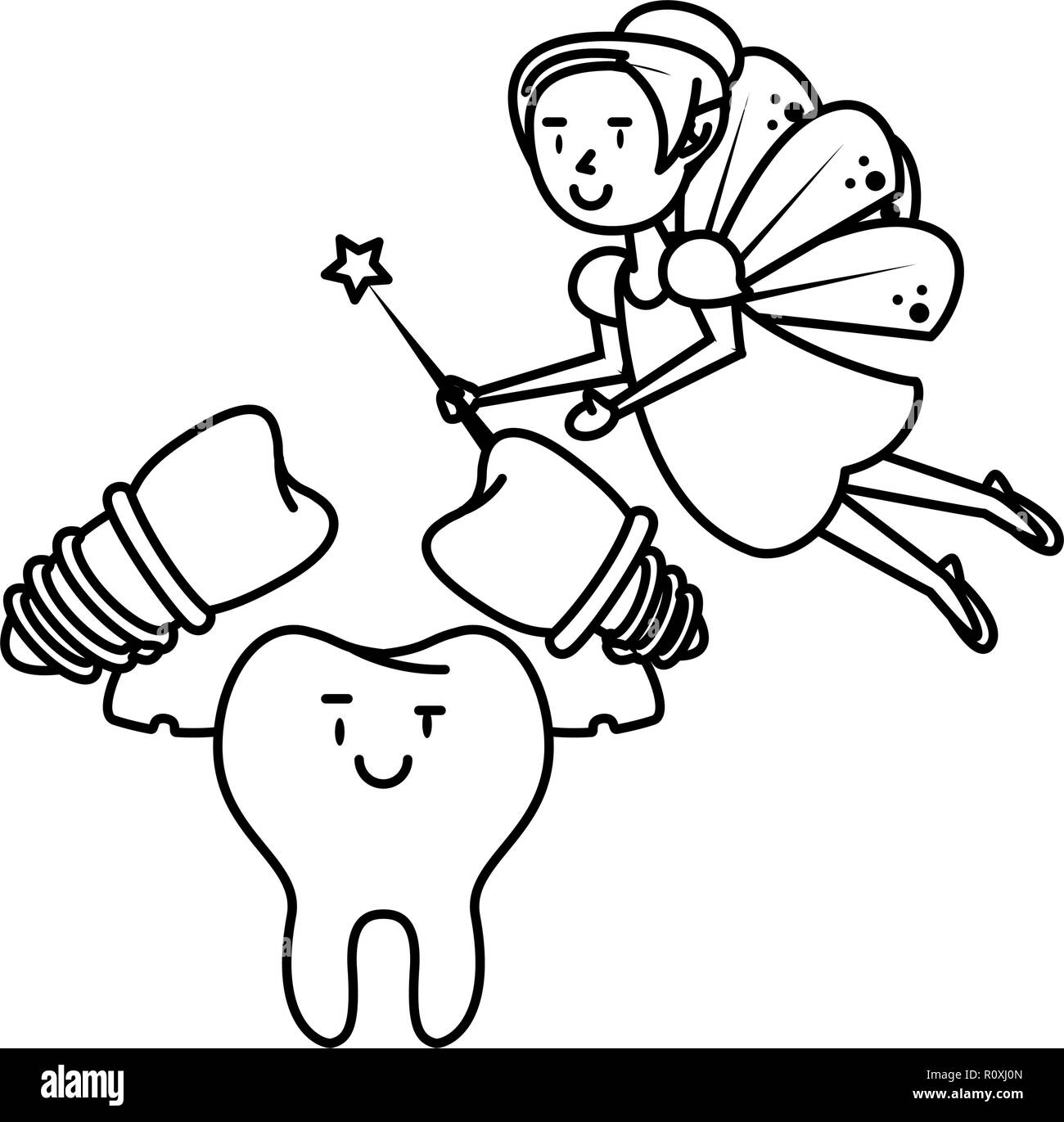 dental care cartoon Stock Vector Image & Art - Alamy