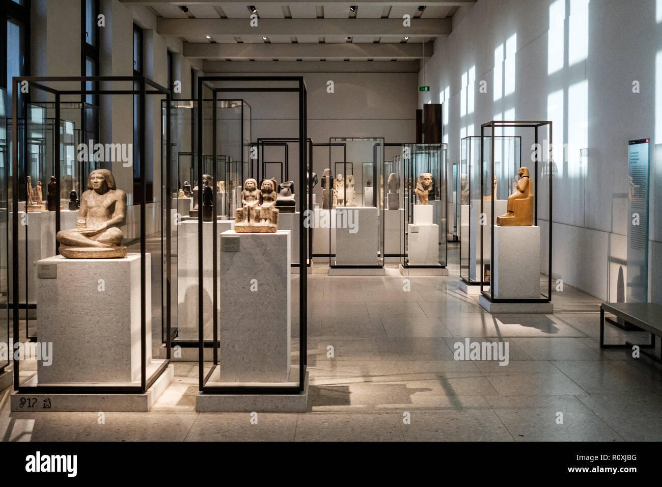 Berlin, Germany - november 2018: Inside the Neues Museum (New Museum),  Museum Island in Berlin Stock Photo