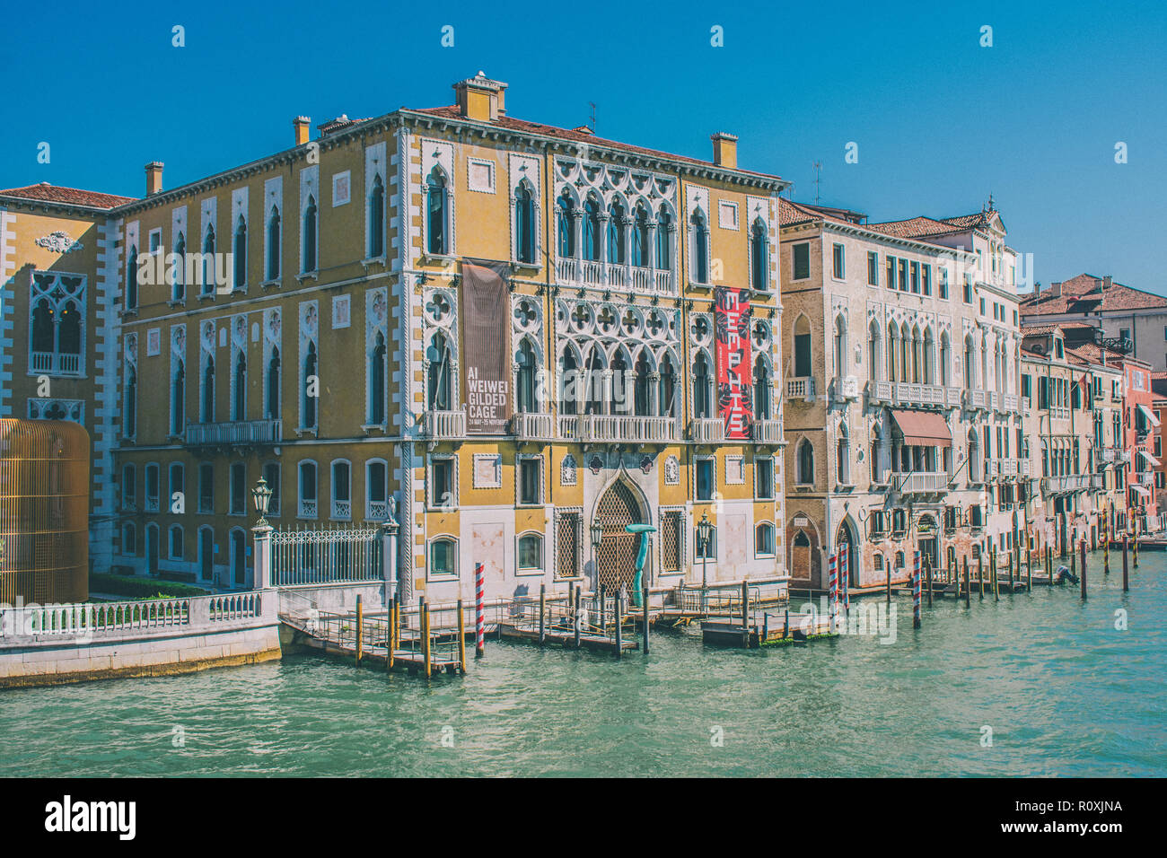 Palazzo Cavalli-Franchetti in Venice, Italy Stock Photo