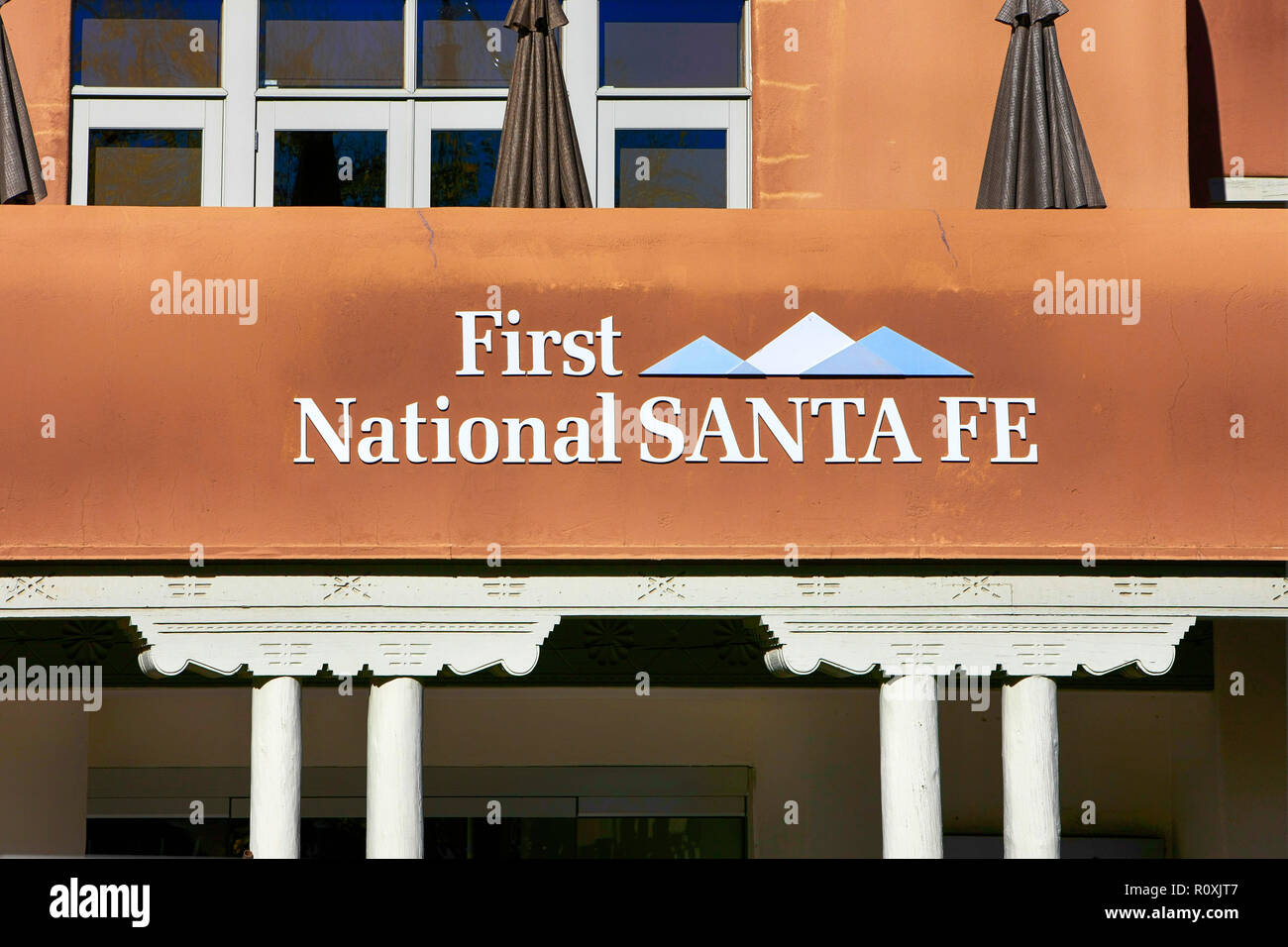 The First National Savings Bank Of Santa Fe On The Plaza In Santa