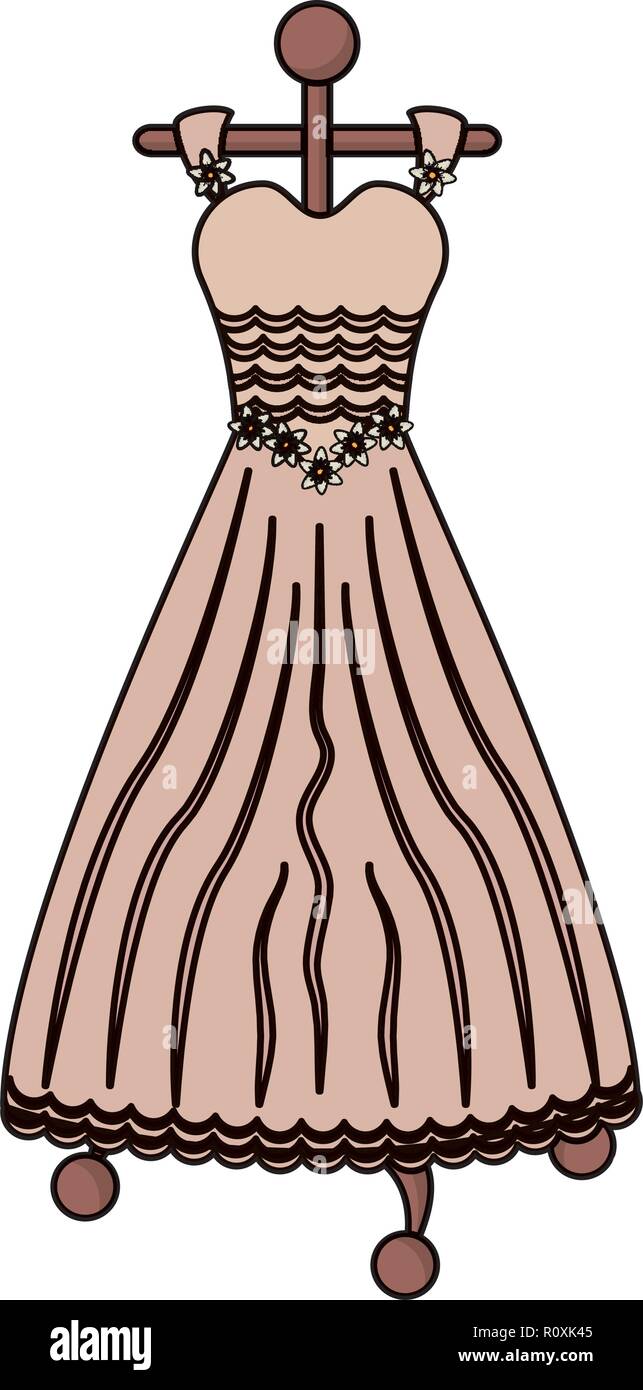 Bride wedding dress Stock Vector Image & Art - Alamy