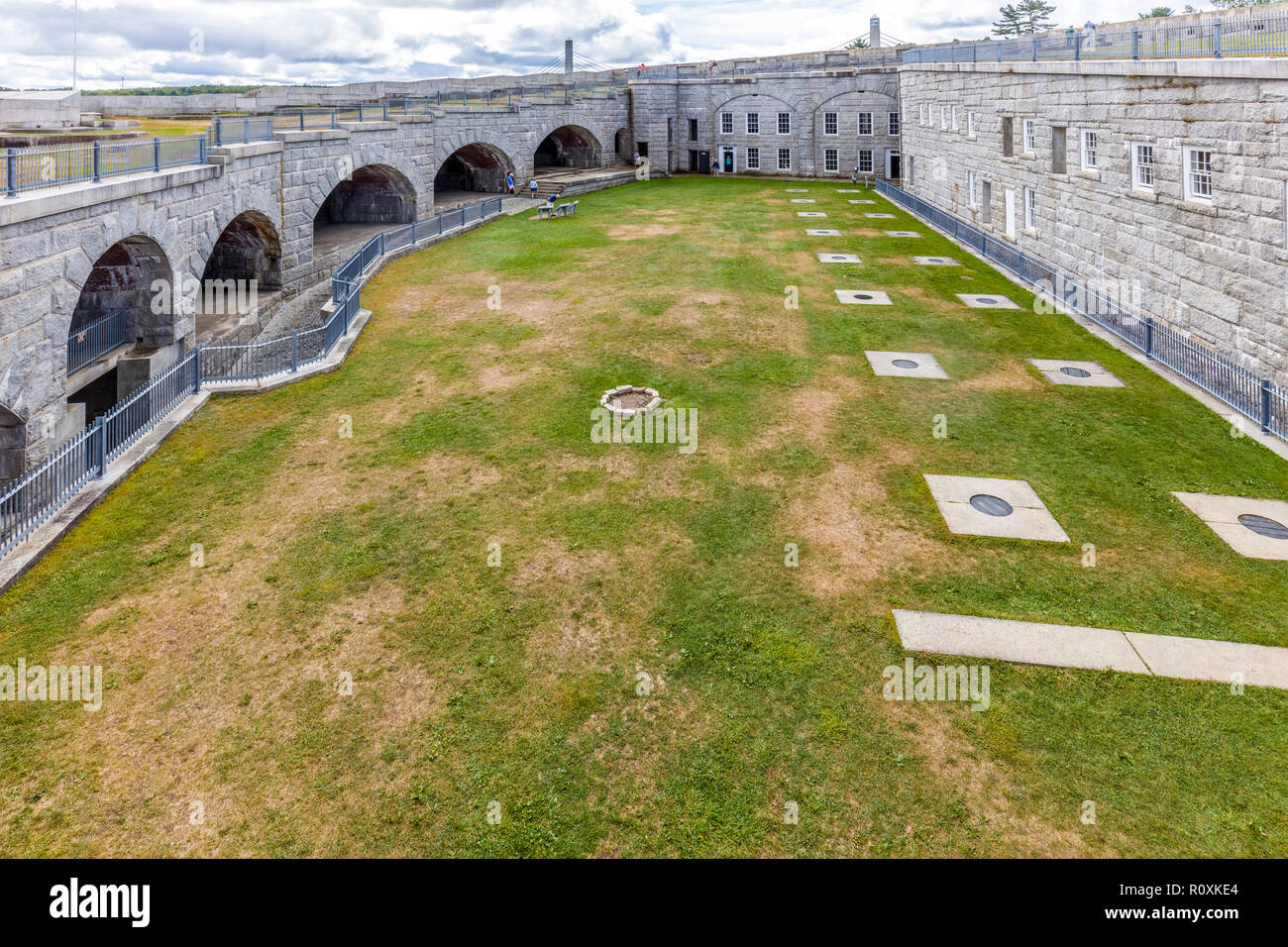 Fort Knox State Historic Site Bucksport Maine United States Stock Photo
