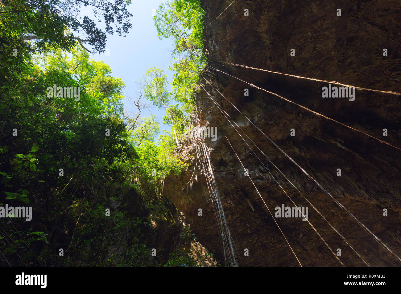 cave outlet, landscape Stock Photo - Alamy