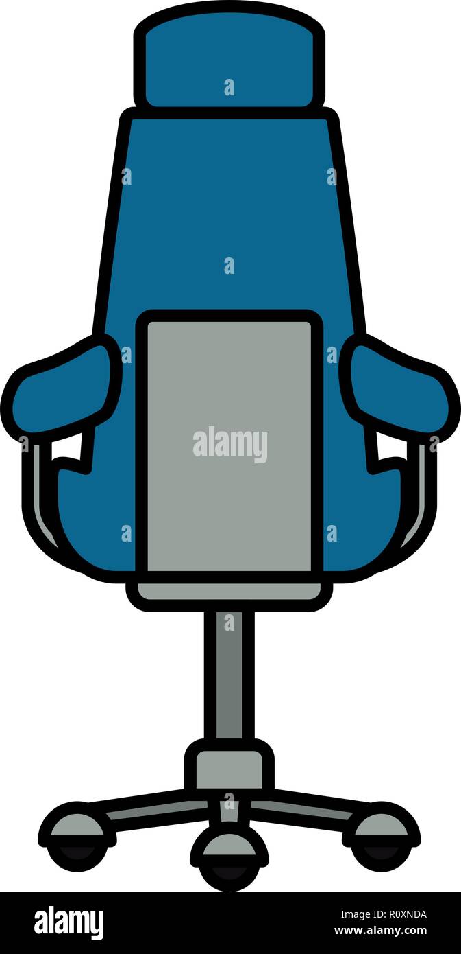 office chair isolated icon Stock Vector Image & Art - Alamy