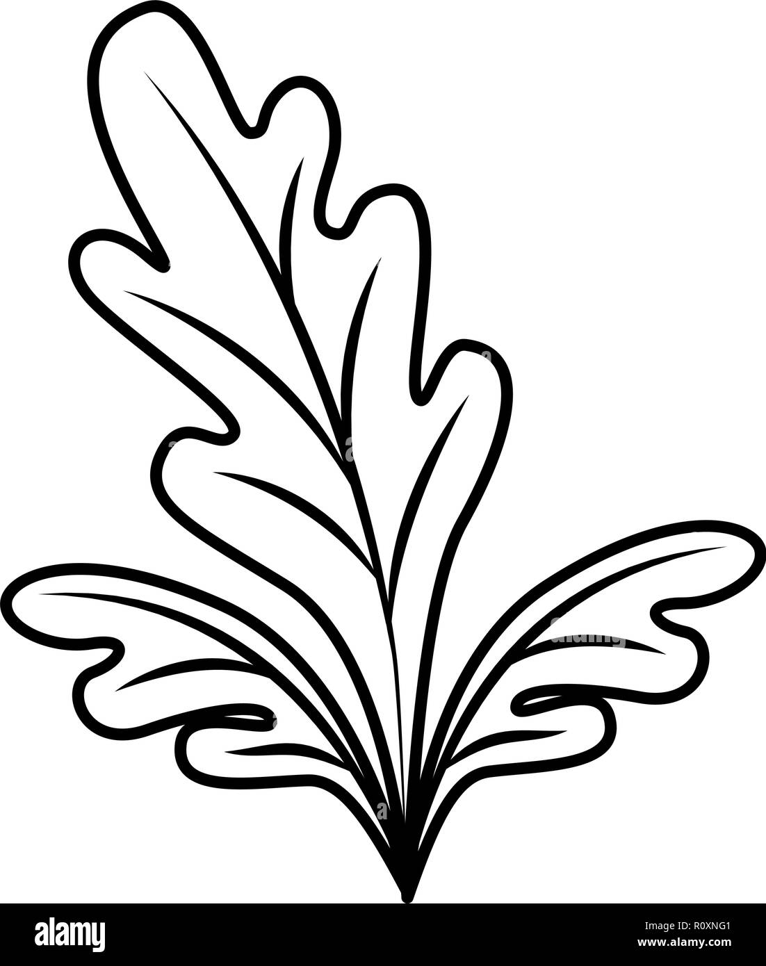 branch with leafs isolated icon Stock Vector Image & Art - Alamy