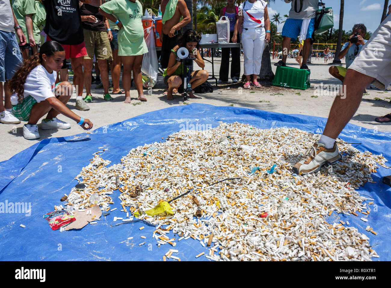 Miami Beach Florida,ECOMB Big Sweep,volunteer Volunteers Community ...