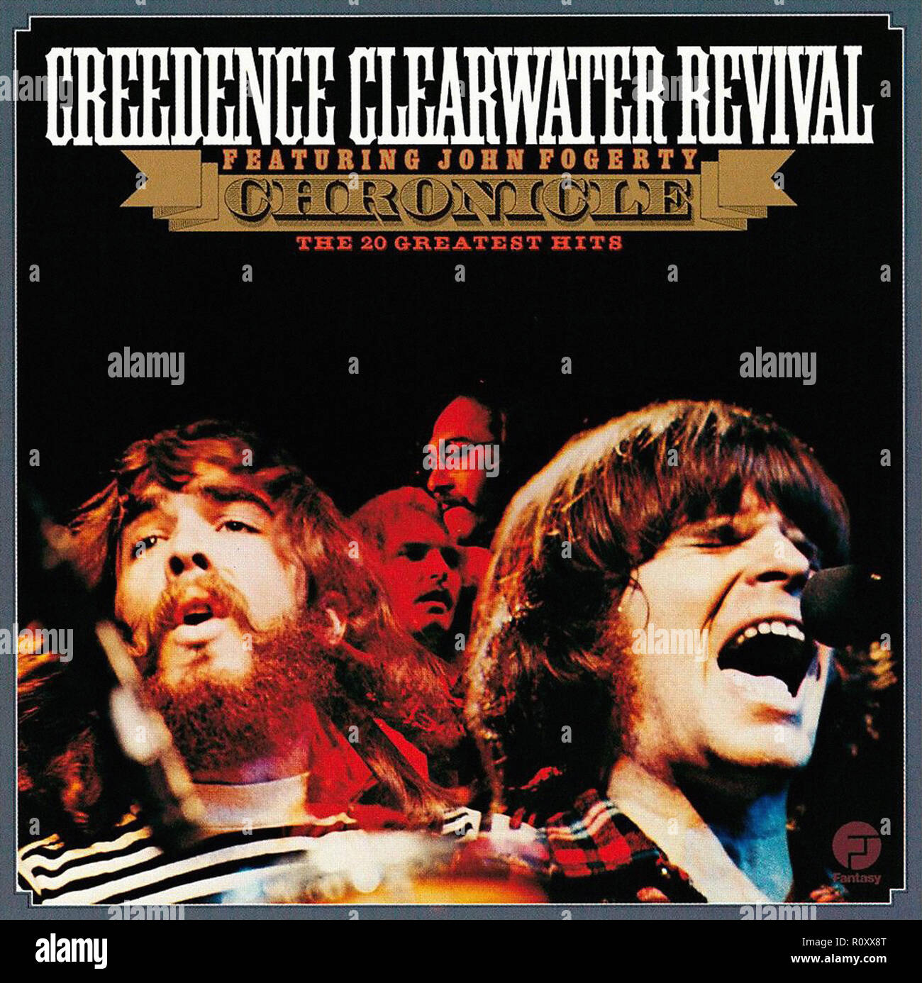 CREEDENCE CLEARWATER REVIVAL - CHRONICLES - Vintage cover album Stock Photo